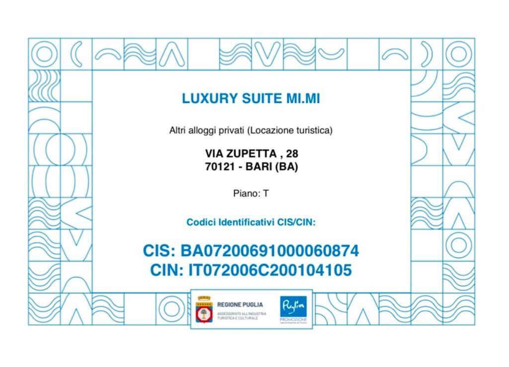 Luxury Suite Mimi Bari Exterior foto